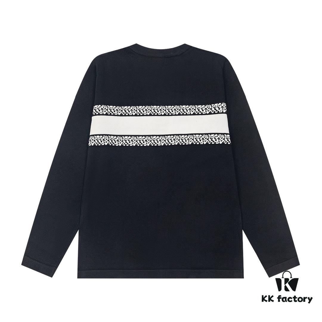 New Dior DIOR 2024 Latest Jacquard Knit Long Sleeve Sweater Unisex