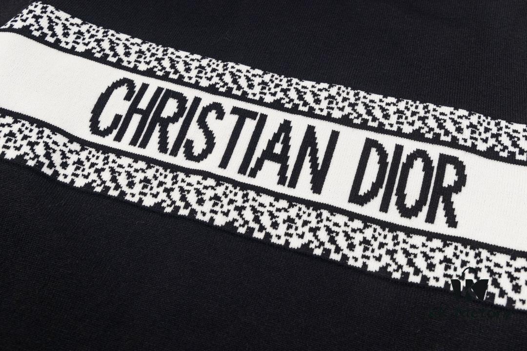 New Dior DIOR 2024 Latest Jacquard Knit Long Sleeve Sweater Unisex
