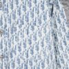 Dior Vintage Full Logo Jacquard Long Sleeve Denim Shirt