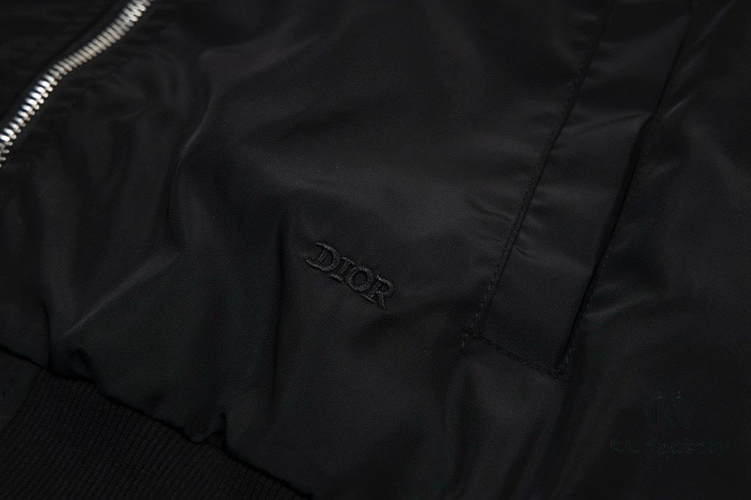 DIOR CD2023SS Pilot Jacket with Backscript Embroidery