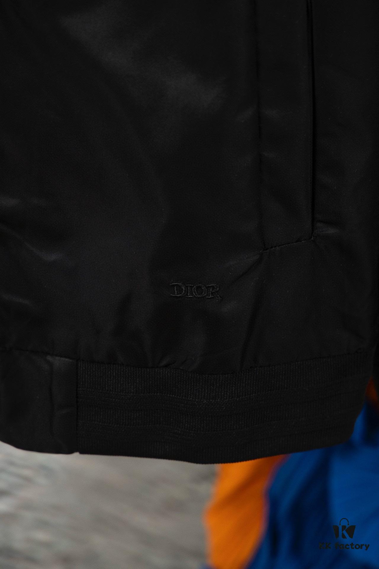 DIOR 2023SS Embroidered Back Pilot Jacket