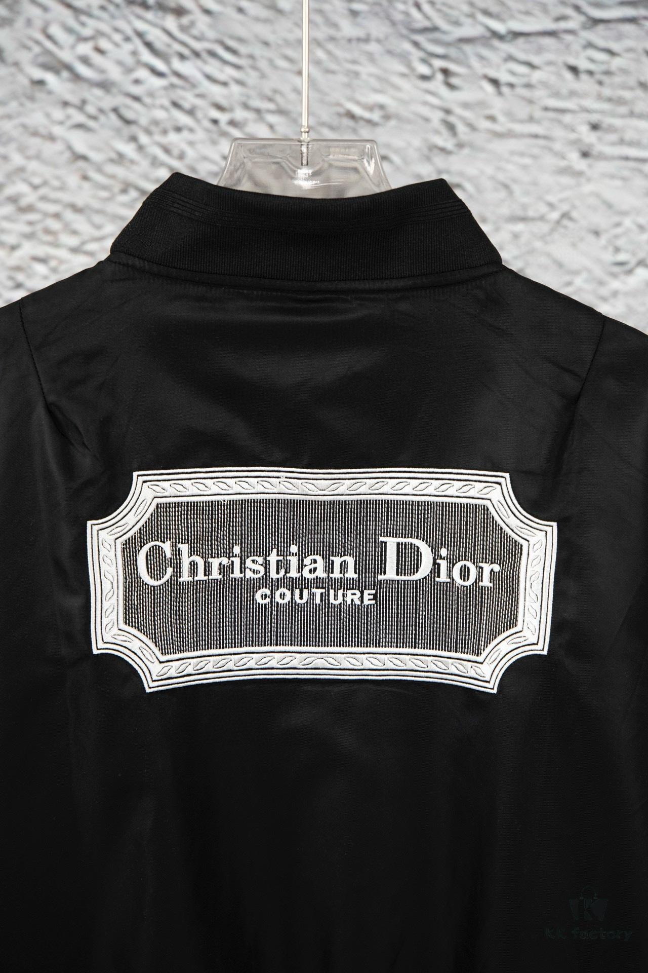 DIOR 2023SS Embroidered Back Pilot Jacket