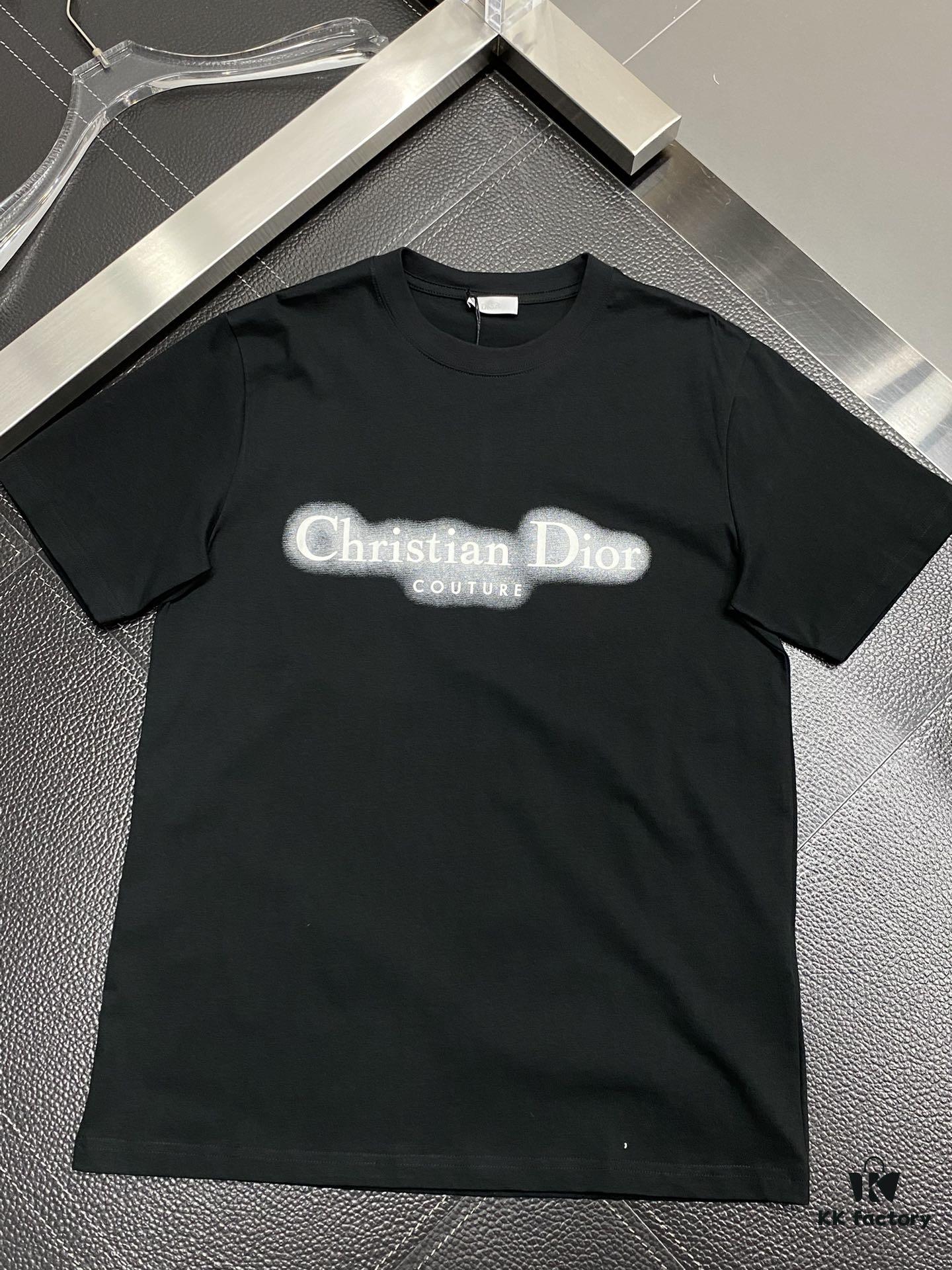 Dior Men's New Arrival Casual Short-Sleeve T-Shirt, Premium Custom Version, Fashionable and Versatile Bestseller