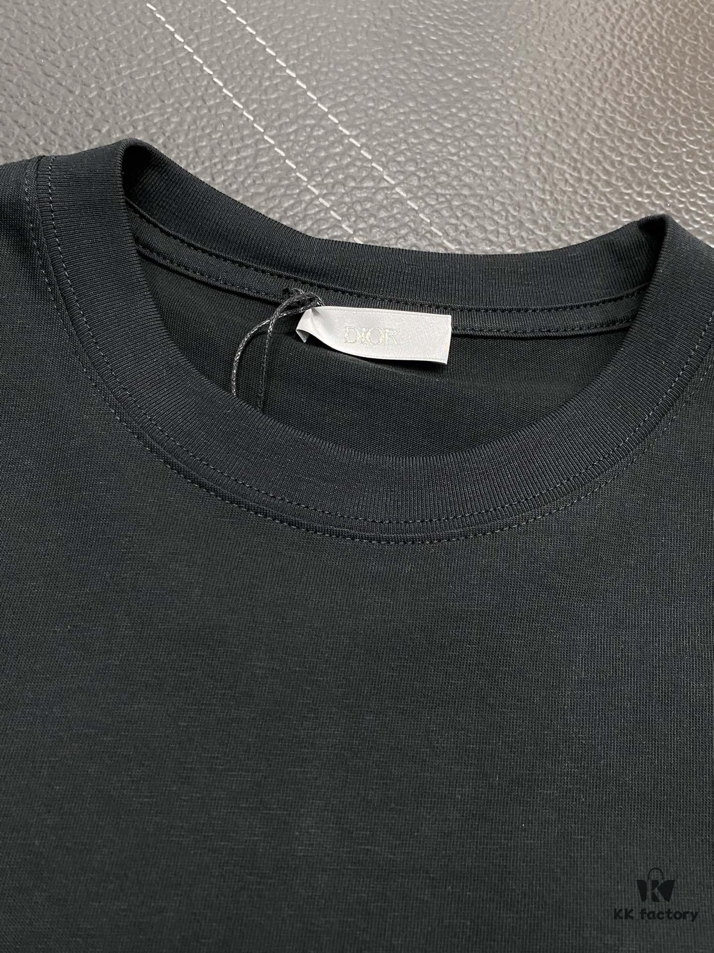 Dior Men's New Arrival Casual Short-Sleeve T-Shirt, Premium Custom Version, Fashionable and Versatile Bestseller