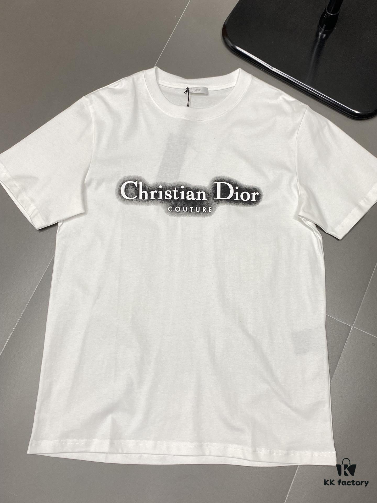 Dior Men's New Arrival Casual Short-Sleeve T-Shirt, Premium Custom Version, Fashionable and Versatile Bestseller