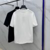 Christian Dior 2025 FW Spring/Summer New Arrival Round Neck T-Shirt for Layering or Outerwear, Embossed Logo Micro Oversized Short-Sleeve 260g Active Cotton Tee