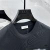 Christian Dior Dior 2025 FW Spring/Summer New Arrival Round Neck T-Shirt for Layering or Outerwear, 3D Logo Slightly Oversized Short-Sleeve 260g Active Cotton Tee