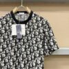 Dior 2025 Spring/Summer New Arrival Classic Round Neck Short Sleeve T-Shirt, Fashionable and Versatile Design with Exquisite Craftsmanship, Premium Materials, Complete Three Labels, Essential Wardrobe Piece for Stylish Men
