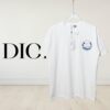 Dior Collaboration Embroidered Cat Short Sleeve T-Shirt