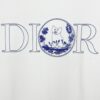 Dior Collaboration Embroidered Cat Short Sleeve T-Shirt