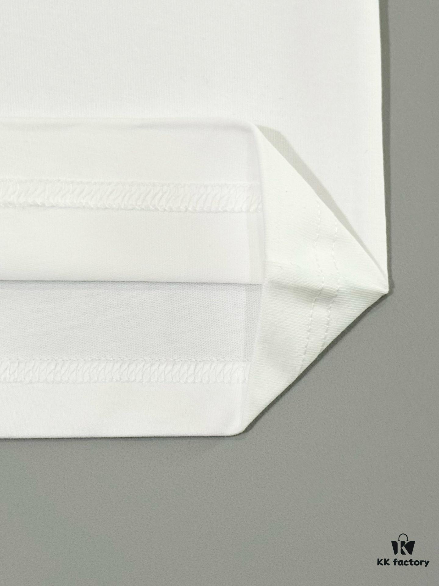 High Version Dior Collaboration Embroidered Cat Short Sleeve T-Shirt