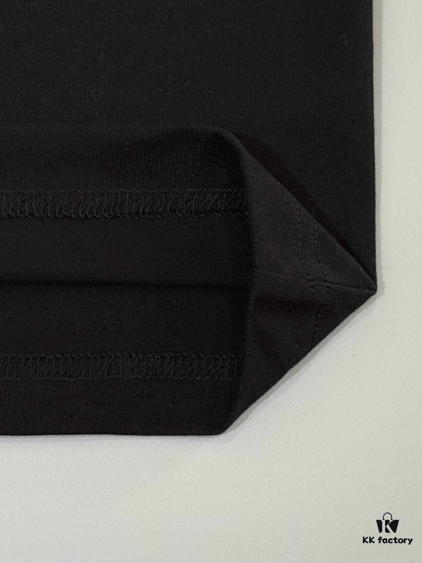 Dior Collaboration Embroidered Cat Short-Sleeve T-Shirt - Premium Version