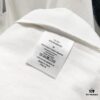 DIOR 320g Crew Neck Short Sleeve T-Shirt with Classic CD Silver Logo Embroidery