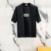 DIOR 320g Crew Neck Short Sleeve T-Shirt with Classic CD Silver Logo Embroidery