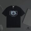 DIOR Logo Print Short-Sleeve T-Shirt, Heavyweight 320g Per-Batch Dyed Fabric, Soft Touch, Stylish and Versatile Unisex Design
