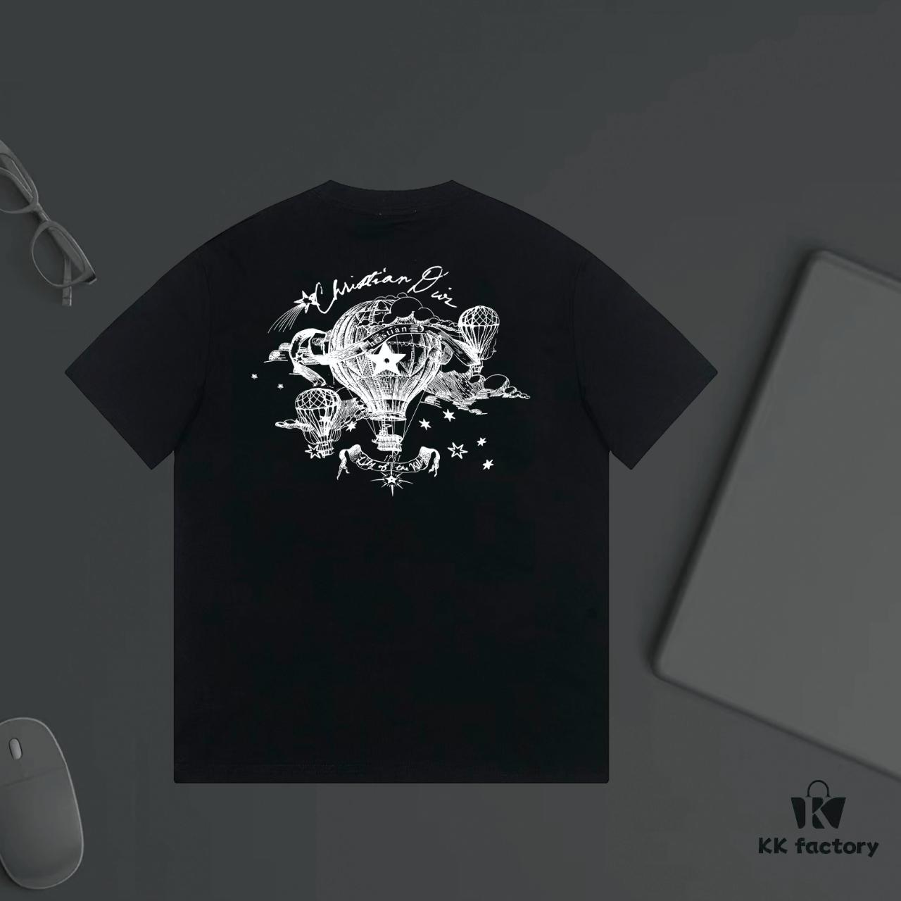 DIOR Logo Print Heavyweight T-Shirt 320g