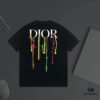 DIOR Logo Print Short Sleeve T-Shirt - Premium 320g Fabric