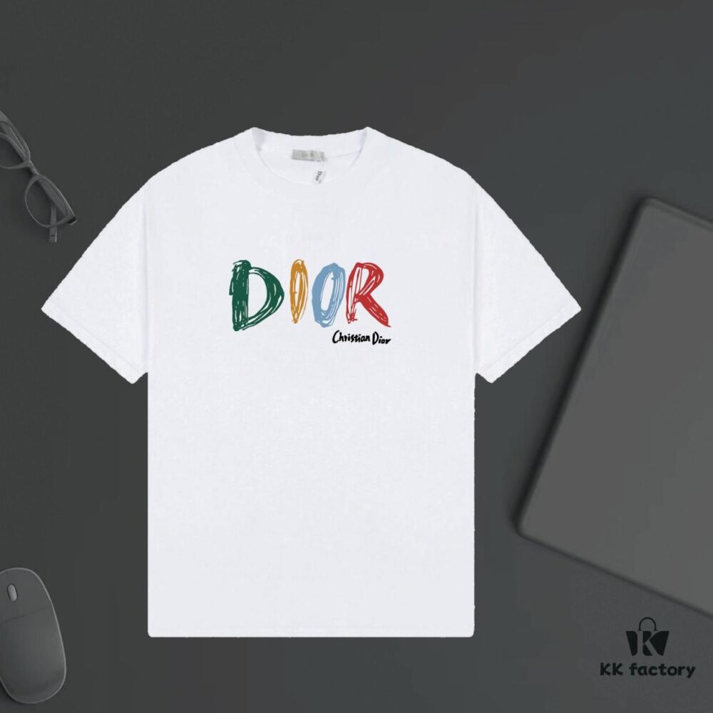 DIOR Logo Print Heavyweight T-Shirt 320g