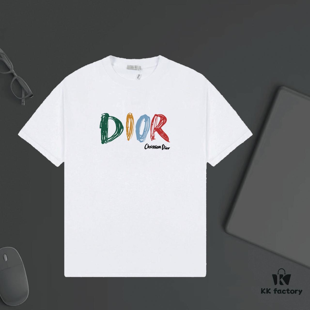 DIOR Logo Print Heavyweight T-Shirt 320g