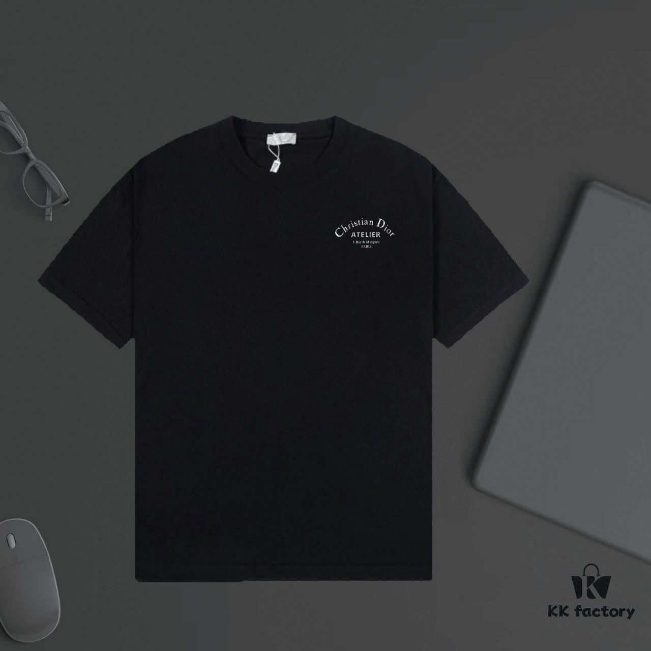 DIOR Logo Print Heavyweight T-Shirt 320g P70