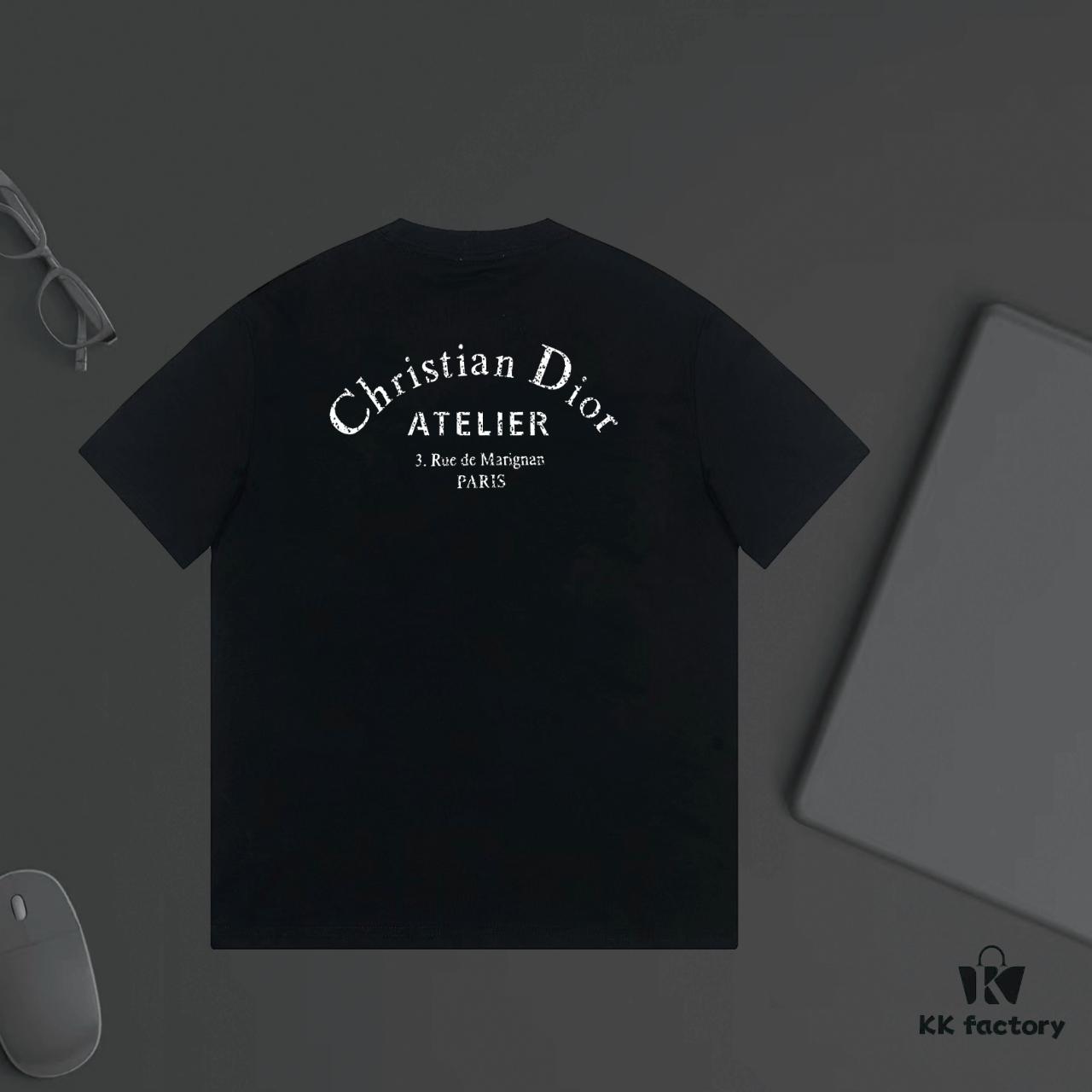 DIOR Logo Print Heavyweight T-Shirt 320g P70