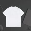 DIOR Letter Print Short Sleeve T-Shirt, Premium 240g Garment-Dyed Fabric, Soft Touch, Stylish and Versatile Unisex Design
