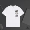 DIOR Letter Print Short Sleeve T-Shirt, Custom 240g Garment-Dyed Fabric, Soft Touch, Stylish and Versatile Unisex Design