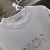 Dior D'OR (Top-tier Embroidered Version, Different from Standard Stock) Short Sleeve T-Shirt