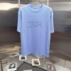 Dior D'Or (Embroidered Top-tier Version, Different from Standard Stock) Short Sleeve T-Shirt