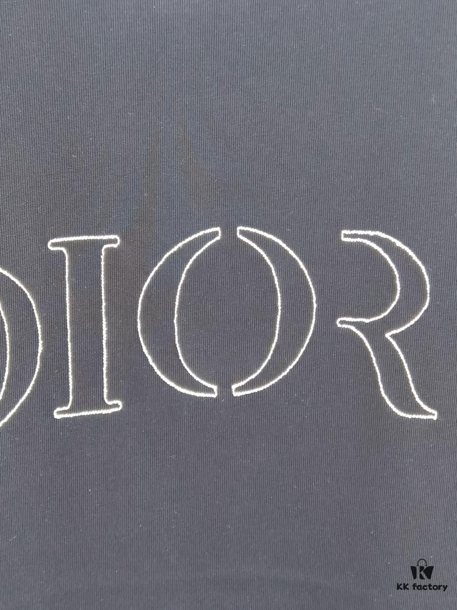 Dior D'OR (Embroidered Top-tier Version, Different from Standard Stock) Short Sleeve T-Shirt