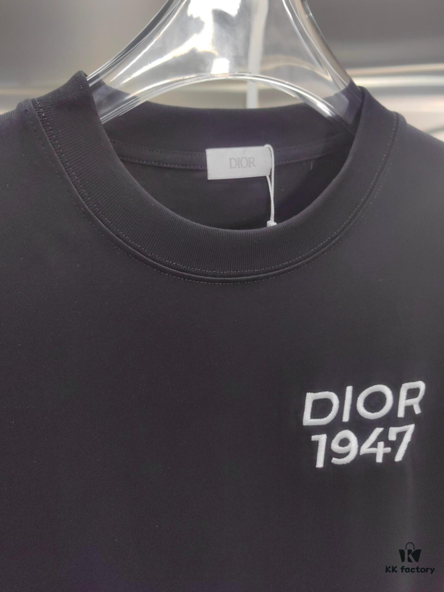 Dior D'Or (Embroidered Premium Version, Different from Standard Stock) Short Sleeve T-Shirt