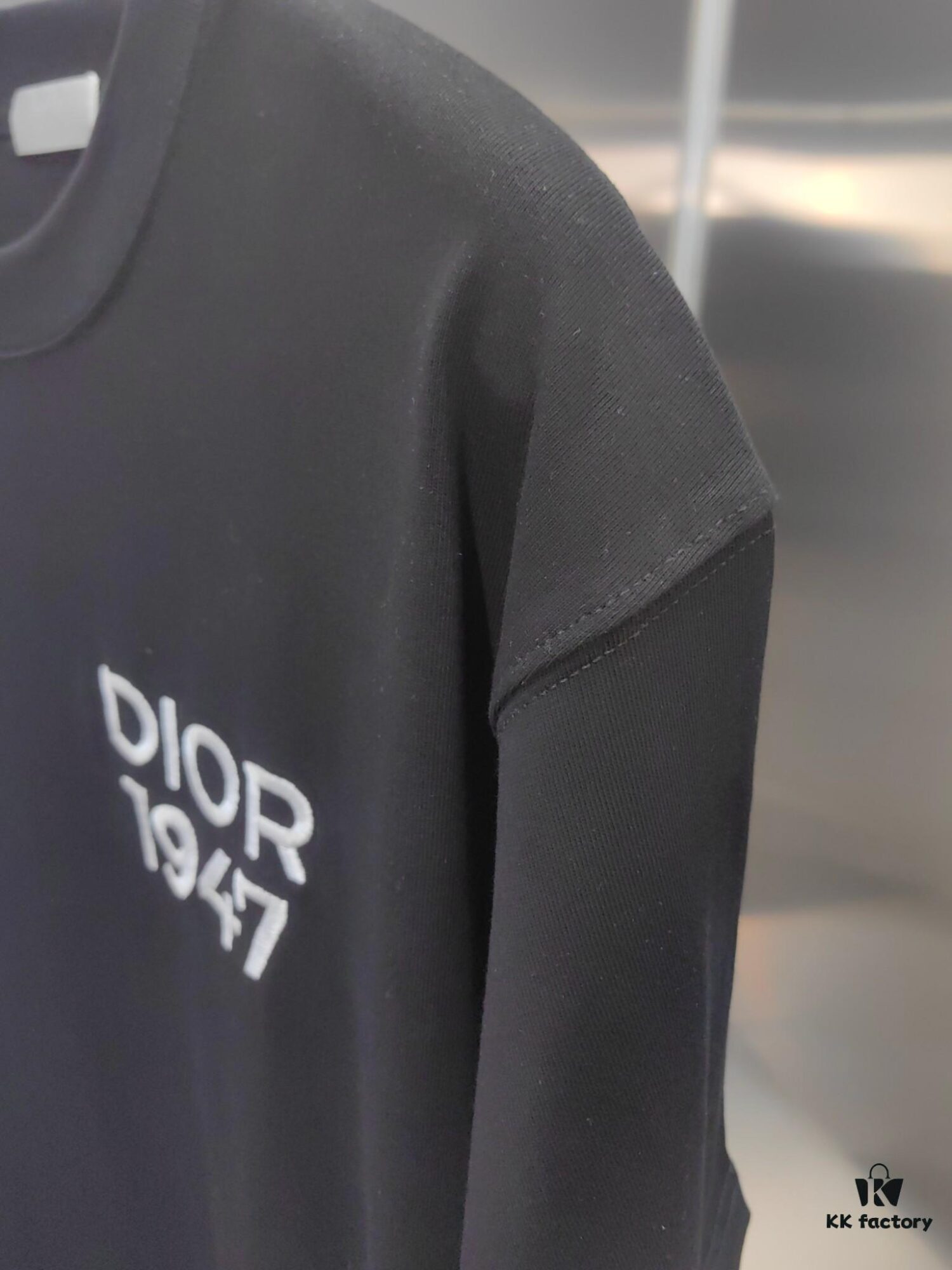 Dior D'Or (Embroidered Premium Version, Different from Standard Stock) Short Sleeve T-Shirt