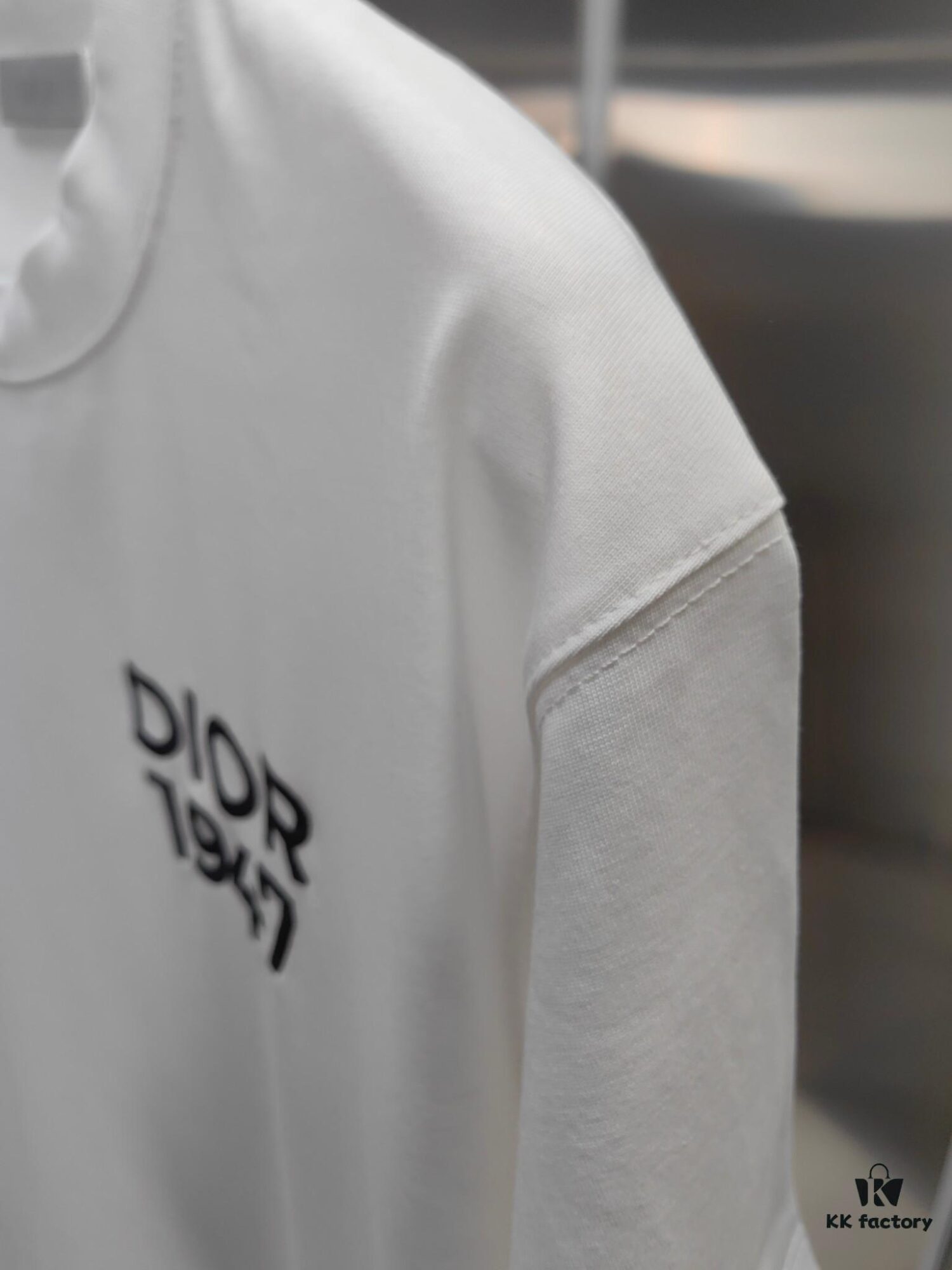 Dior D'Or (Top-tier Embroidered Version, Different from Standard Stock) Short Sleeve T-Shirt