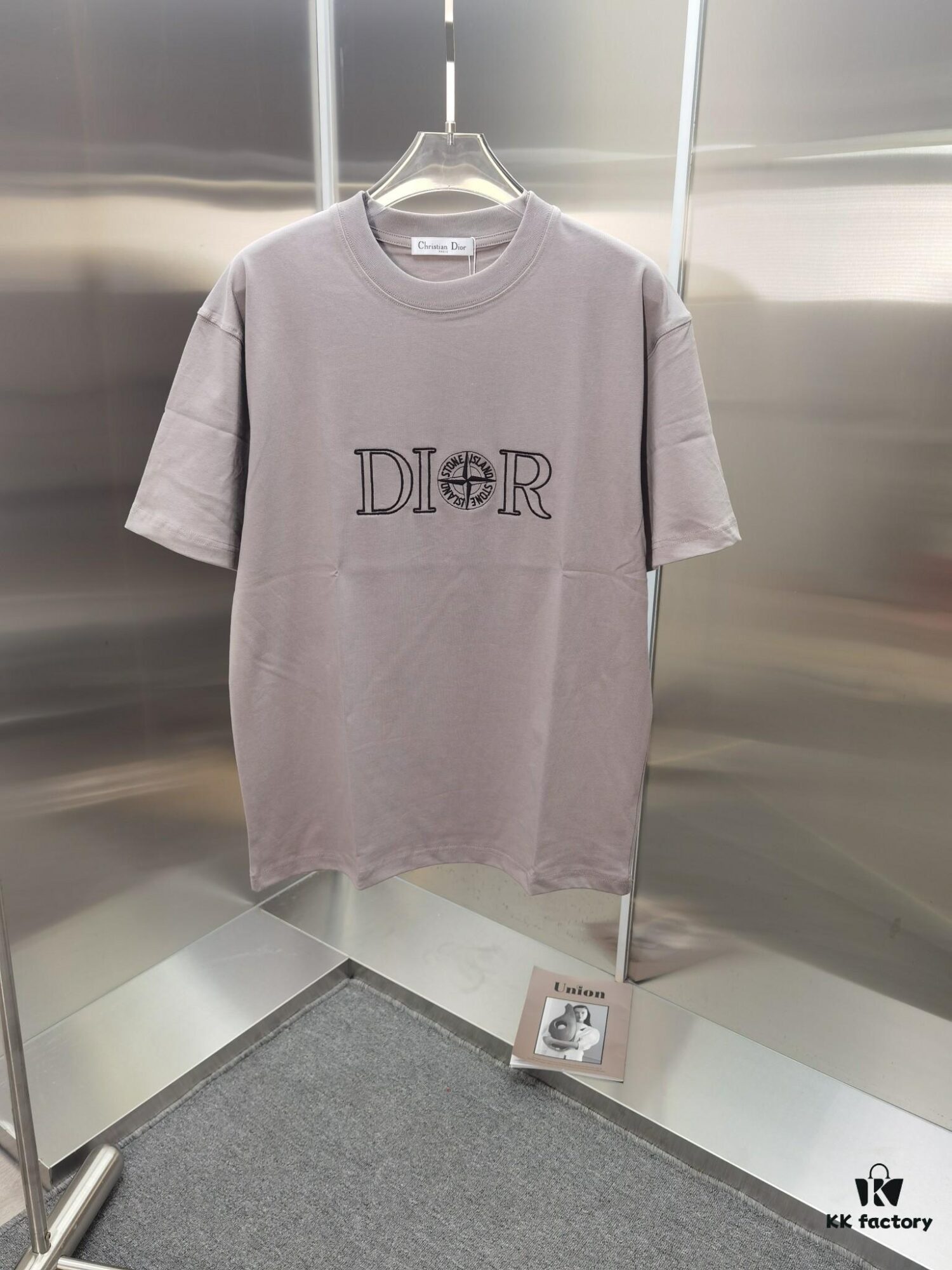 D*OR Embroidered Short Sleeve T-Shirt (Top Quality Version, Different from Standard Stock) - Unisex Design, Never Discontinued