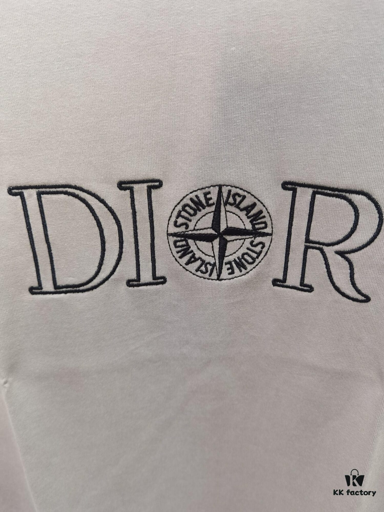 D*OR Embroidered Short Sleeve T-Shirt (Top Quality Version, Different from Standard Stock) - Unisex Design, Never Discontinued