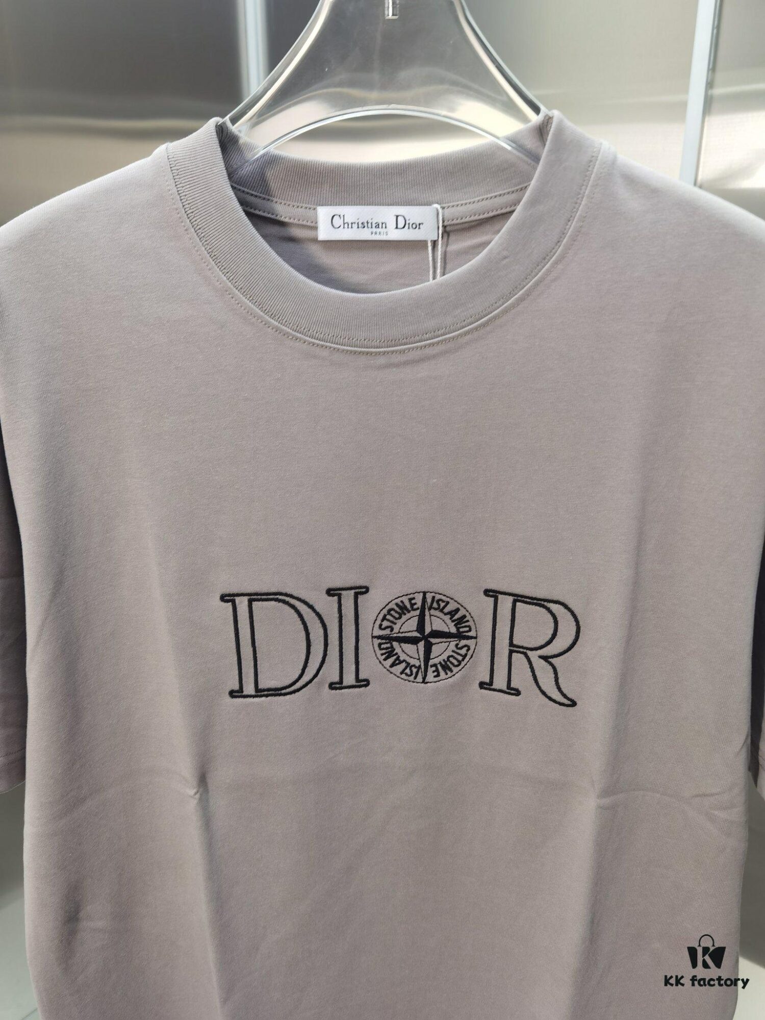 D*OR Embroidered Short Sleeve T-Shirt (Top Quality Version, Different from Standard Stock) - Unisex Design, Never Discontinued