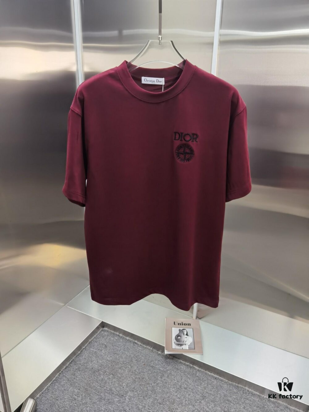 Dior D'Or (Embroidered Premium Version, Different from Standard Stock) Short Sleeve T-Shirt