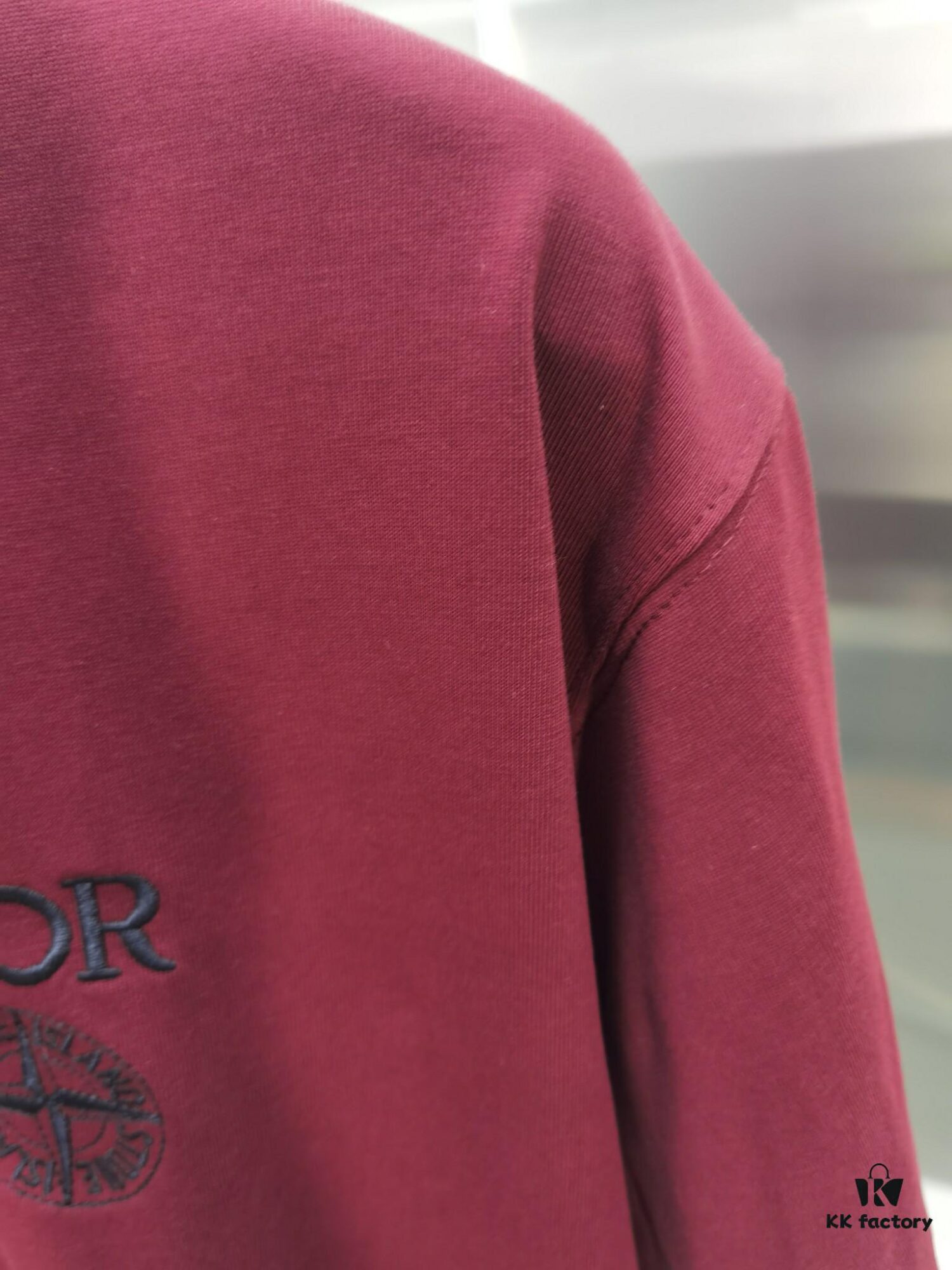 Dior D'Or (Embroidered Premium Version, Different from Standard Stock) Short Sleeve T-Shirt