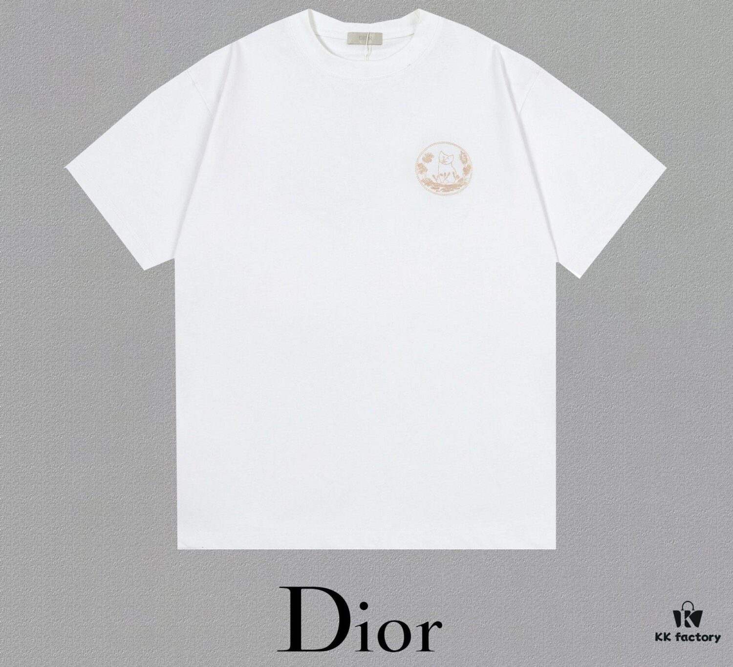 Aodi D'OR (Embroidered Premium Version, Different from Standard Stock) Short Sleeve T-Shirt