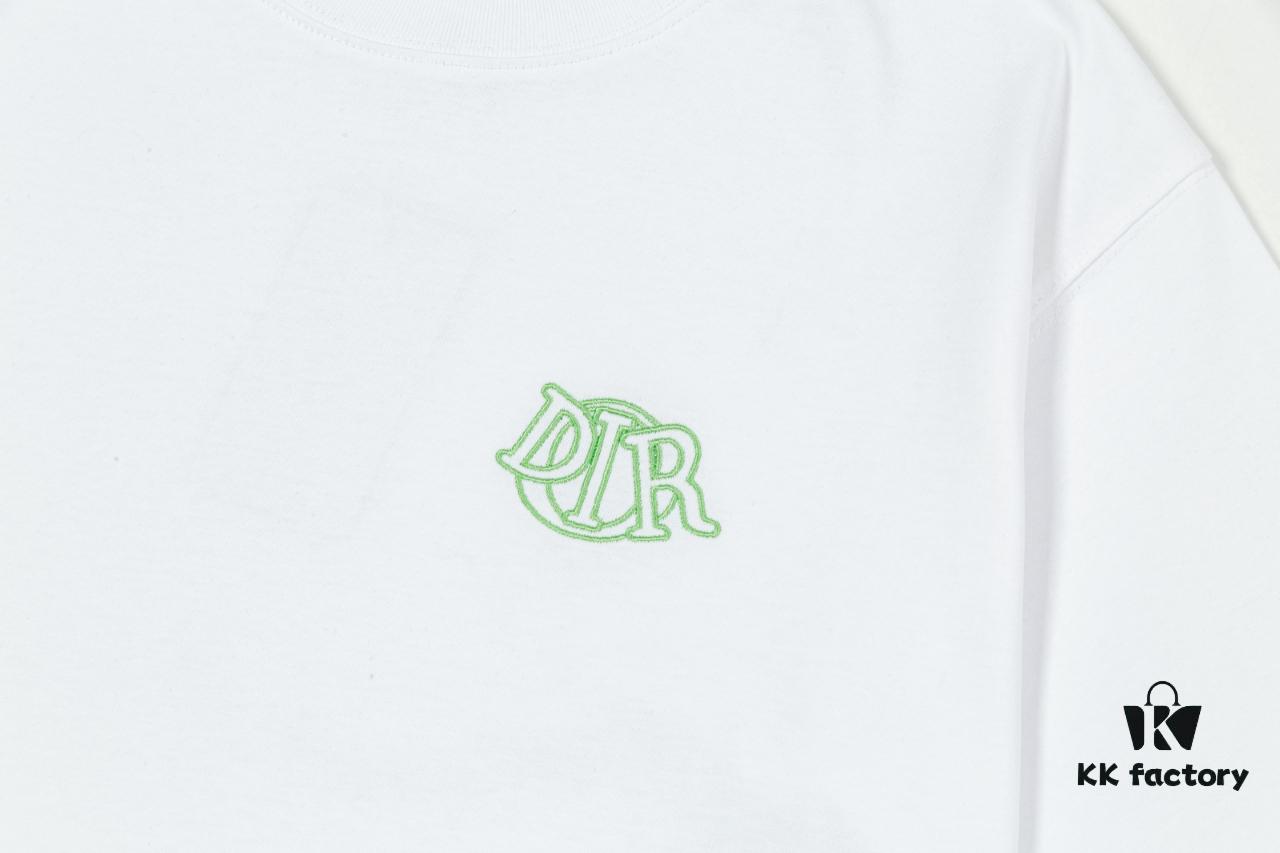 Aodi D*OR (Embroidered Top-tier Version, Different from Standard Stock) Short Sleeve T-Shirt