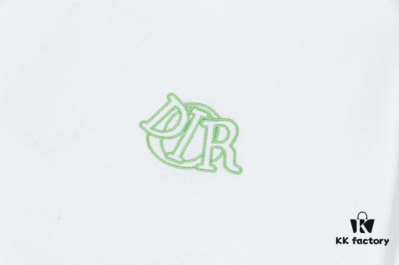 Aodi D*OR (Embroidered Top-tier Version, Different from Standard Stock) Short Sleeve T-Shirt