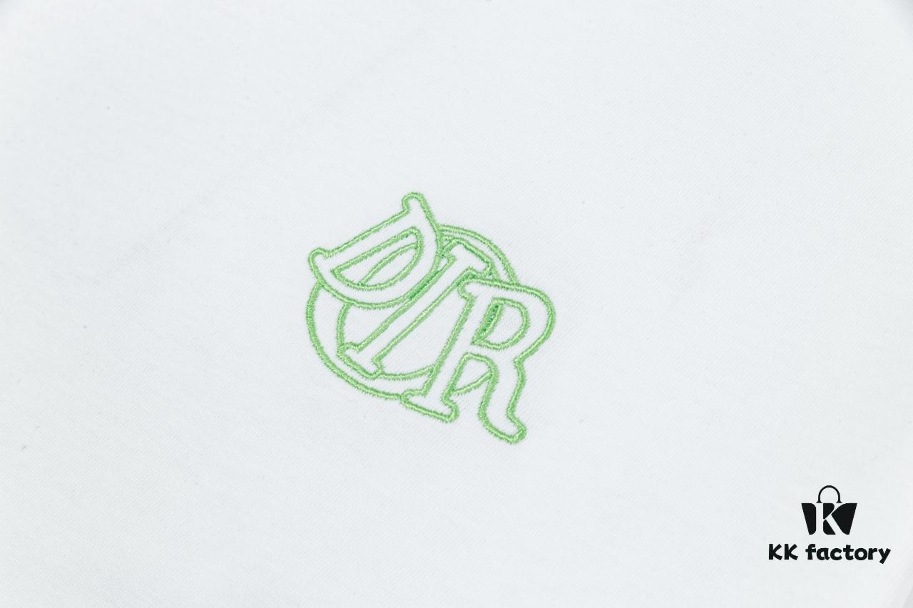 Aodi D*OR (Embroidered Top-tier Version, Different from Standard Stock) Short Sleeve T-Shirt