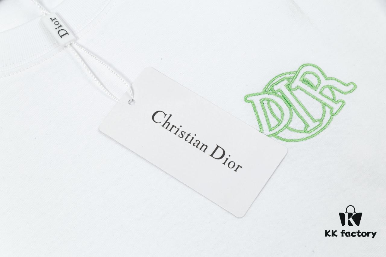 Aodi D*OR (Embroidered Top-tier Version, Different from Standard Stock) Short Sleeve T-Shirt