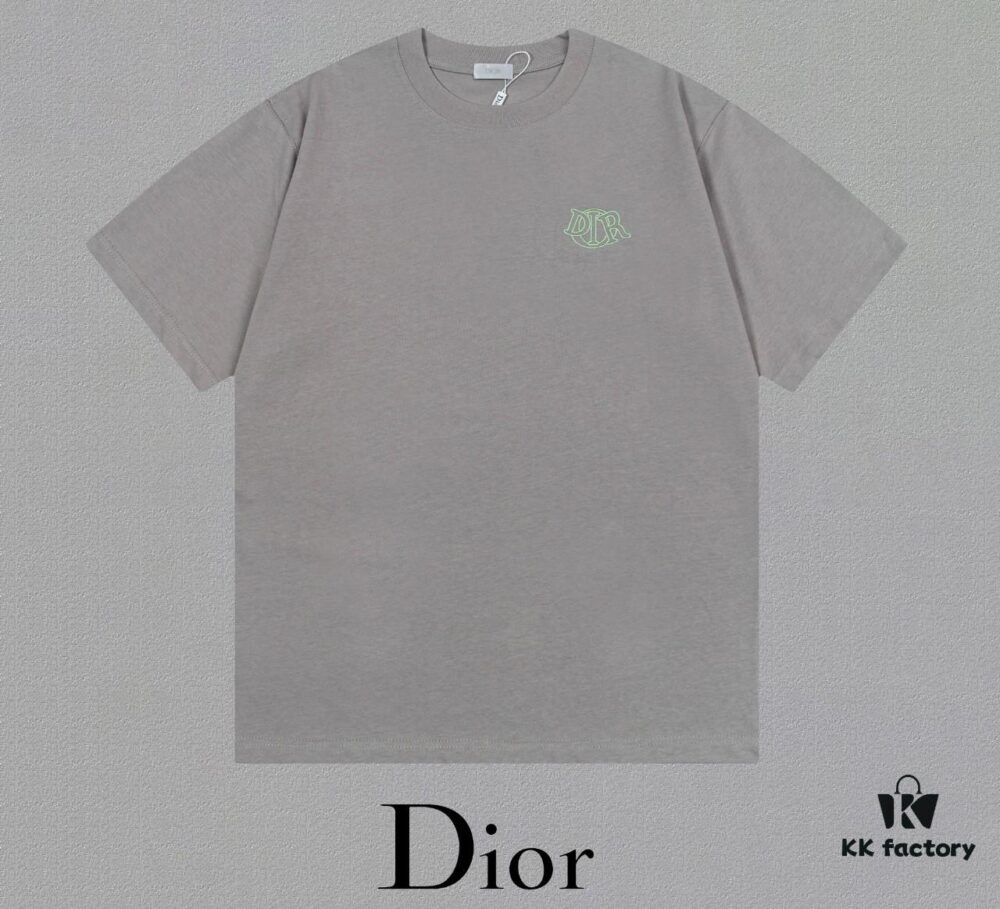 Aodi D*OR (Embroidered Premium Version, Different from Standard Stock) Short Sleeve T-Shirt