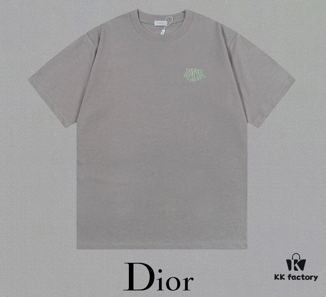 Aodi D*OR (Embroidered Premium Version, Different from Standard Stock) Short Sleeve T-Shirt