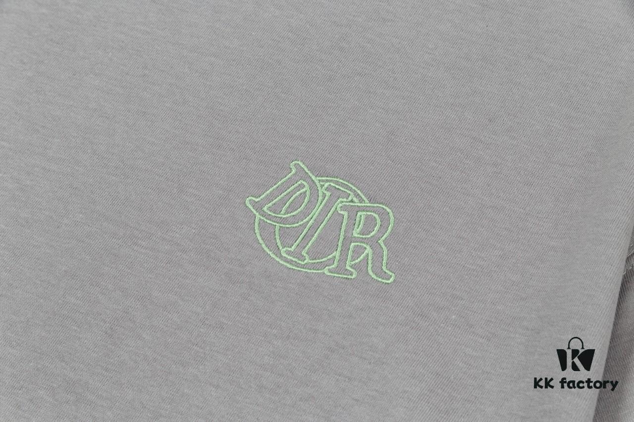 Aodi D*OR (Embroidered Premium Version, Different from Standard Stock) Short Sleeve T-Shirt