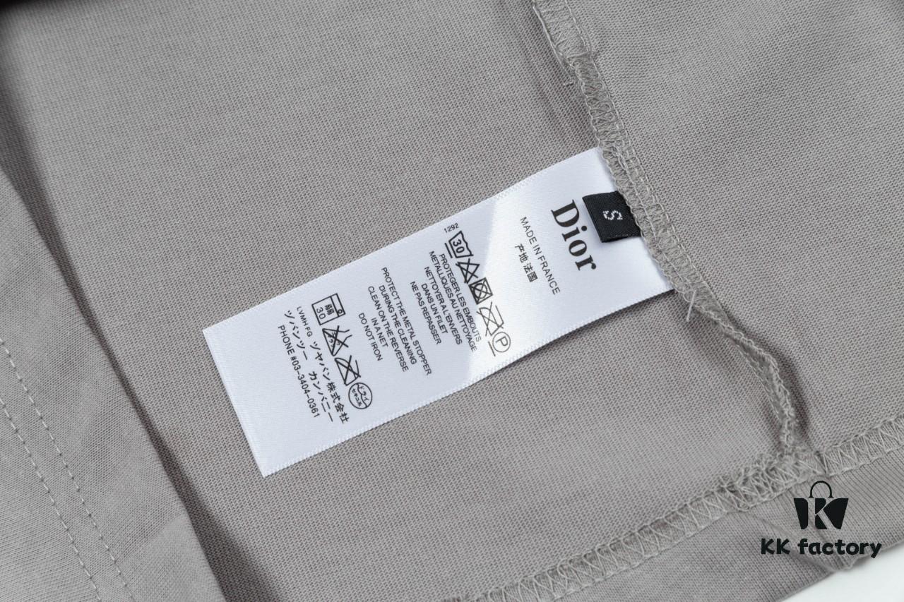 Aodi D*OR (Embroidered Premium Version, Different from Standard Stock) Short Sleeve T-Shirt