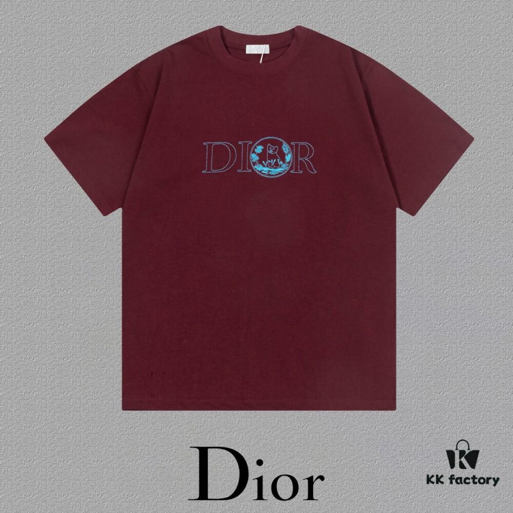 Audi D*OR (Top-tier Embroidered Version, Different from Standard Stock) Short Sleeve T-Shirt