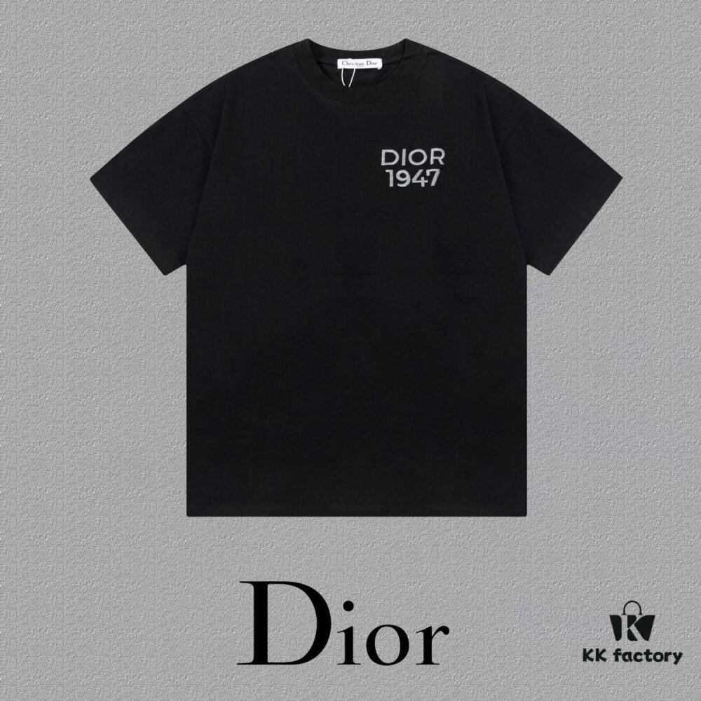 Aodi D*OR (Embroidered Premium Version, Different from Standard Stock) Short Sleeve T-Shirt