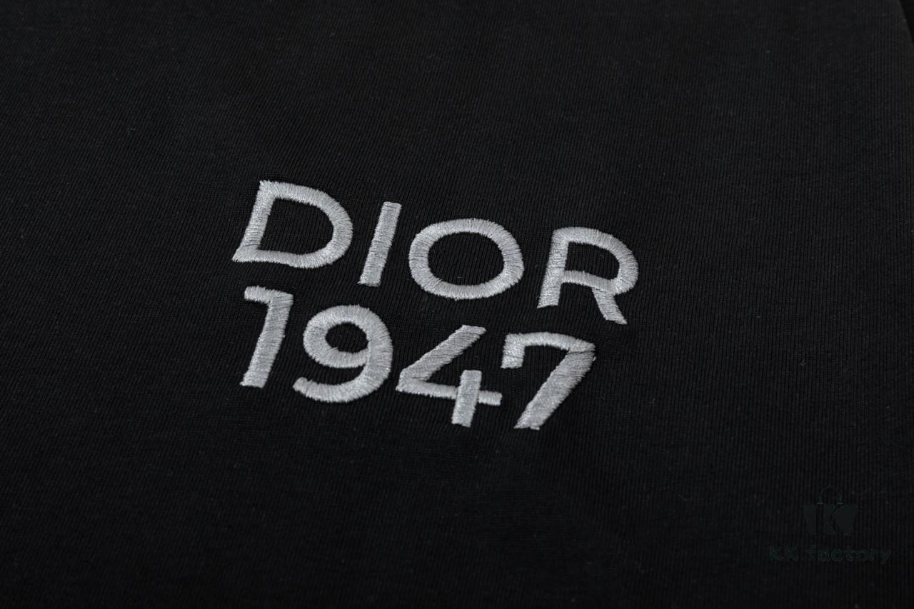 Aodi D*OR (Embroidered Premium Version, Different from Standard Stock) Short Sleeve T-Shirt